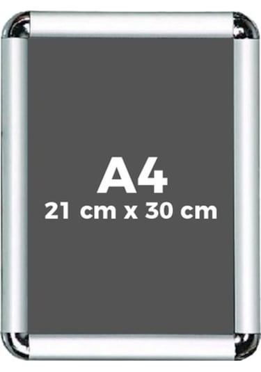A4 Alüminyum Çerçeve Rondo Köşe Aç Kapa Açılır Kapanır