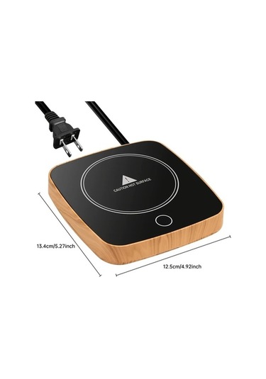 Fastbuy Turcoshop11 Ahşap Mavi Isıtmalı Kahve Fincanı - 3 Sıcaklık Seçenek, Ev Ve Ofis Kullanımı İçin