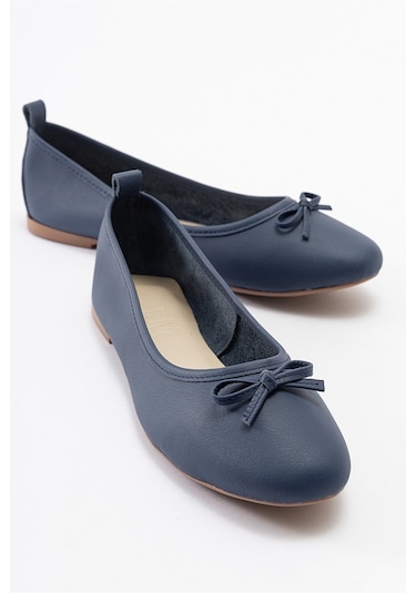 Luvishoes Cilt Kadın Babet 01 Lacivert