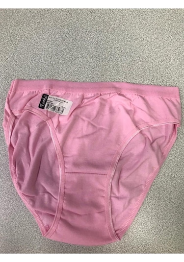 12'li Paket Bayan Kadın Düz Fosforlu Bikini Külot Asorti Kilot 001