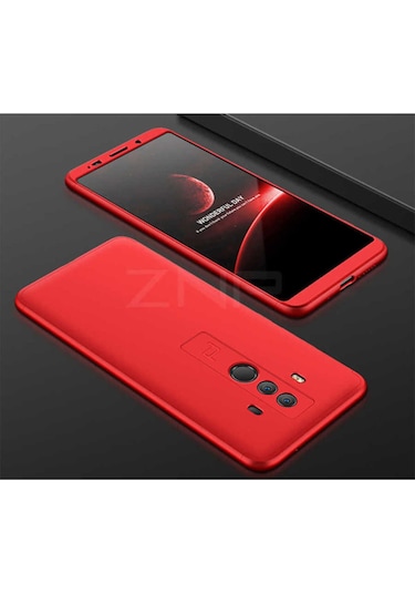 Huawei Mate 10 Pro Kılıf Zore Ays Kapak Kırmızı