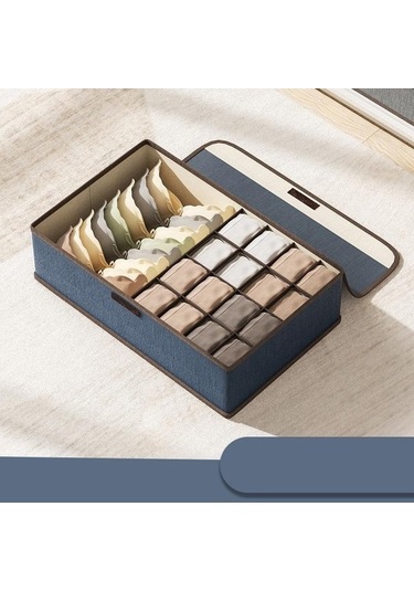 Novahub Yeşil Katlanır Çekmece Organizatör 17 Grids Elbise Saklama Yeşil