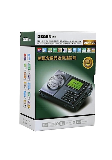 Degen DE1129 Fm Stereo/am/sw Dsp Ats 4 GB Mp3 Çalar Dijital Radyo
