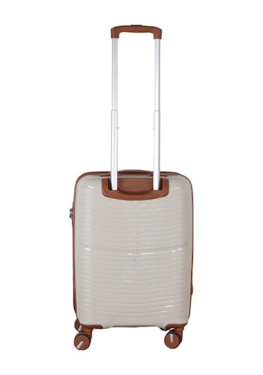 Mçs Group V379 Aura Y.üretim Pp Valiz 55 Cm S21yy100014255 11139 Kemik/kahverengi