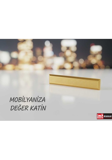 Lüks Monte 96 Mm Mobilya Çekmece Dolap Yatak Odası Şifonyer Genç Ve Çocuk Odası Kulpu Gold