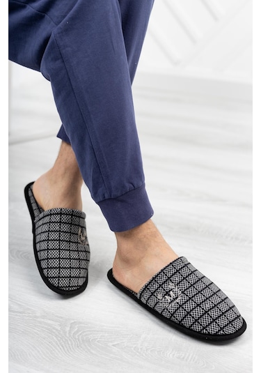 Modafrato Motif Erkek Ev Terliği 3'lü 001