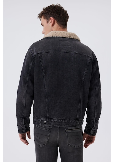 Lee Cooper Puebla 1 Erkek Jean Ceket Denım-16806-denım Siyah