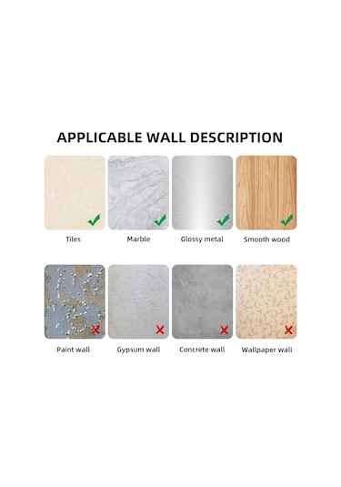 Moveevo Demir Bathroom Organizer Seti - 2 Duş Sepeti + 1 Sabunluk, Delme Yok, Su Geçirmez, 6 Kanca, Banyo/ Mutfak/ Oturma Odası Gereçleri Saklama Siyah