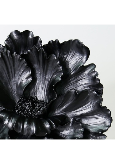 Açelya Dekoratif Çiçek Siyah