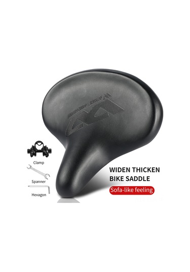 Xindoker West Bıkıng Yumuşak Bisiklet Sırtlığı, Şok Emici, Su Geçirmez, Reflektif Tasarım, Dağ Bisikleti Ve Yol Bisikleti İçin, Kaliteli Pu+polüüretan Köpük Malzeme Çok Renkli