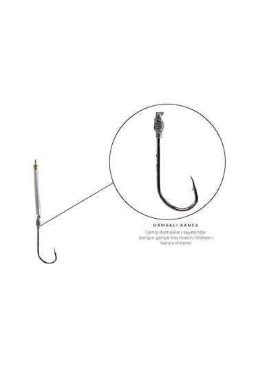 Avlivari Yaylı Şamandıralı Yüzey Fosforlu Set Çinekop-sarıkanat-lüfer Takımı 30 Gr-8869