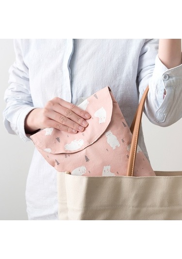 Pazly Büyük Kapasiteli Taşınabilir Bebek Bezi Çantası - Pratik Ve Şık Pembe Yıldız Desen Pembe