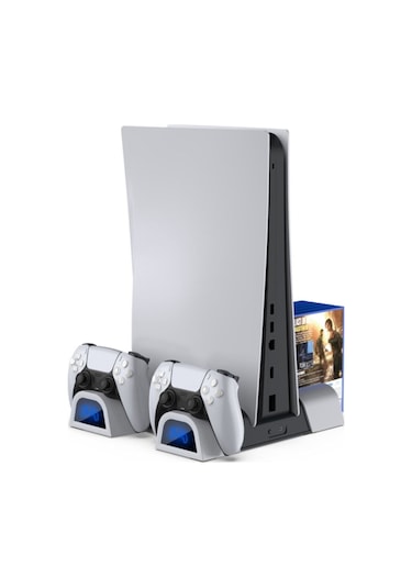 Ps5 Çok Fonksiyonlu Soğutma Standı Ps5 Fanlı Şarjlı Stand