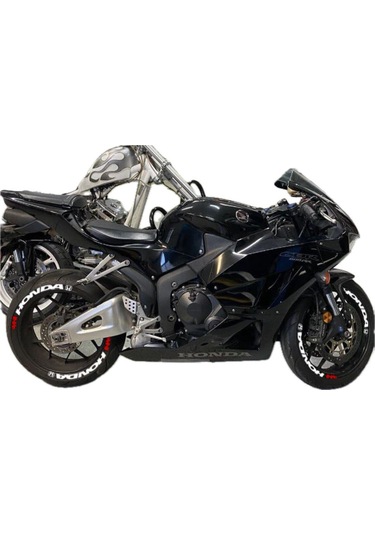 Honda Motorsiklet Lastik Yazısı 8adet Lastik Sticker 15-21inç