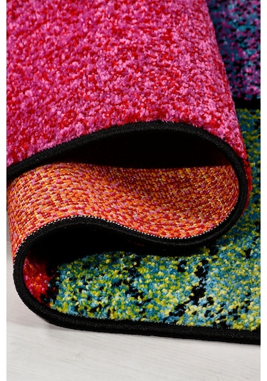 Colora Halı Koleksiyonu Yumuşak Renkli Kare Halı, Tozumaz, Modern Tasarım Ve Kolay Temizlik Multi 4