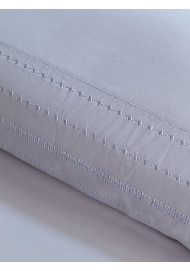 Elegance Runa Pamuk Saten Nevresim Takımı Gri Çift Kişilik