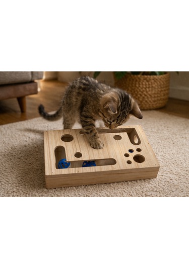 Pureza Kedi Labirenti İnteraktif Zeka Ve Aktivite Oyuncağı