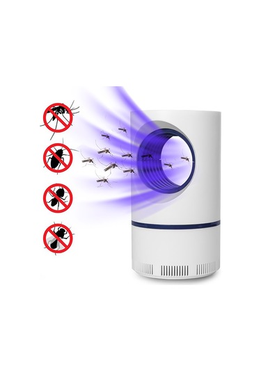 Youmex Ev İçi Uv Led Akıllı Mus Musu Katil Lambası - 360 Süpürge Fanlı, Usb Beslemeli, Çocuk Ve Hamile Dostu, Sessiz Fonsiyonlu - Minimalist Beyaz