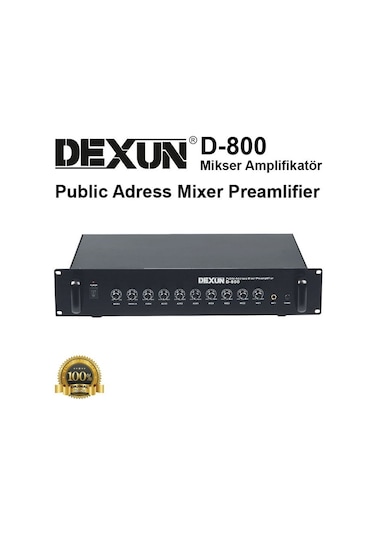 Dexun D-800 Mikser Amplifikatör