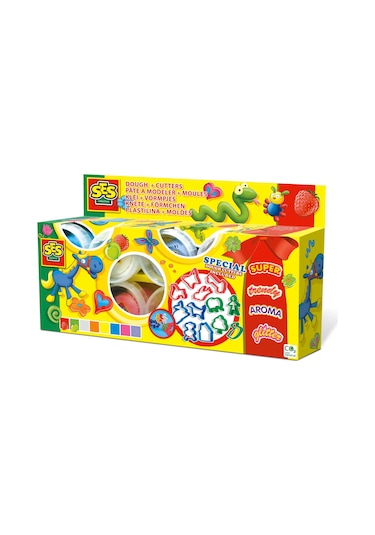 Ses Creative Oyun Hamuru Tutkusu 8 x 90 G Ve Kesici Kalıplar
