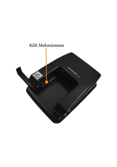 Mimaks X-40 Büyük Boy Metal Delgeç Arşiv Tipi 40 Sayfa Kapasiteli Siyah