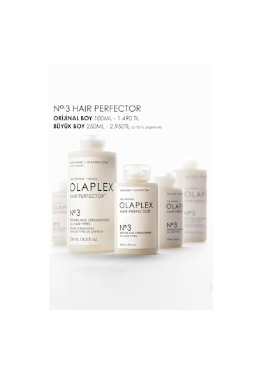 Olaplex No. 3 Hair Perfector Bağ Güçlendirici ve Saç Kusursuzlaştırıcı 250 ML