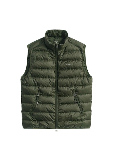 Gant Normal Kesim Erkek Country Yeşil Yelek-11287 Yeşil