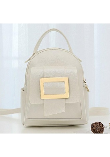 Bayan Sırt Çantası Moda Renk Bloğu Mobil Madeni Para Kesesi Mini Sırt Çantası Black Siyah