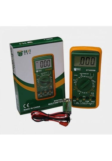 Dijital Ölçü Aleti Multimetre Best Dt9205m