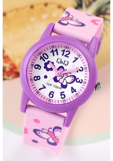 Q&Q QCG2209 Su Geçirmez Rakamlı Kız Çocuk Kol Saati