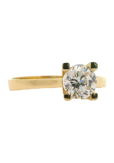 Cigold Tektaş Yüzük 14 Ayar Altın 1.75 Gr Oa-c12101029207 Renkli