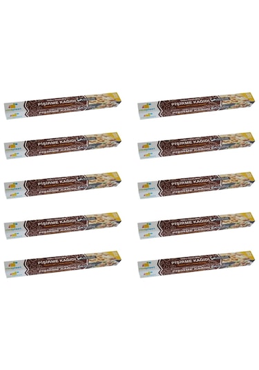 Niceplast 10'lu Yağlı Pişirme Kağıdı Kesilmiş 10 Paket