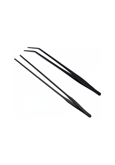 Geeroyoo 38cm Çelik Uçlu Düz Ve Eğri İki Kullanıma Uygun Uzun Pençe Seti Siyah
