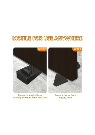 Cordial 6 Adet Kahverengi Kapı Tutucu Taban Koruyucu Anti Kaygan Paspas Halı Ve Seramik Diğer