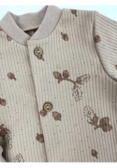 Svetik 2'li Yeni Doğanlar İçin Düğazlı Body Seti 332386524 Sütlü