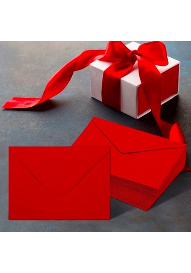 Roco Paper Kırmızı Minik Zarf 7x9 Cm 50 Adet