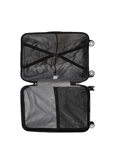 Wexta Wx-300 Baskılı Çivit Orta Boy Valiz Çivit Koyu Mavi