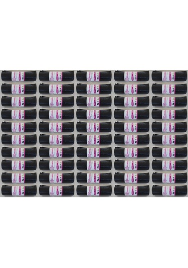 Polyfly Siyah Çöp Poşeti 80 x 120 CM 10'lu Rulo 50 Rulo 500 Adet