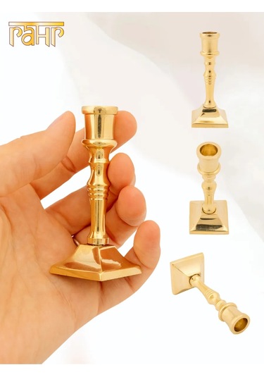 Gang Metal Pirinç Kilise Mumluk Candle Holder 387376895 Altın Rengi
