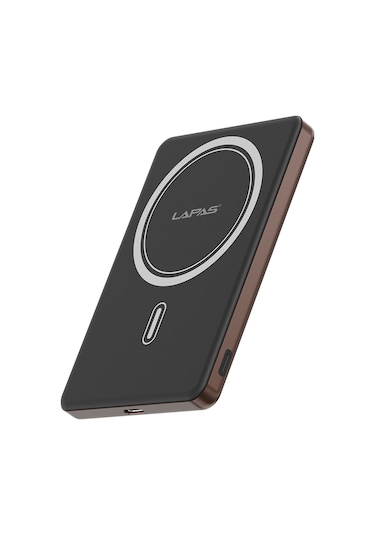 Lapas Lp-pw003 Ultra İnce Hızlı Şarj Özellikli Wireless Powerbank 5000mah 15w Gold