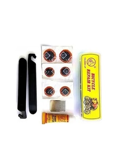 Bisiklet Lastik Yama Tamir Ve Levye Seti Çok Renkli