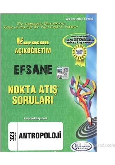 Karacan Aöf 2014 2.Sınıf Antropoloji Nokta Atış Soruları Karacan