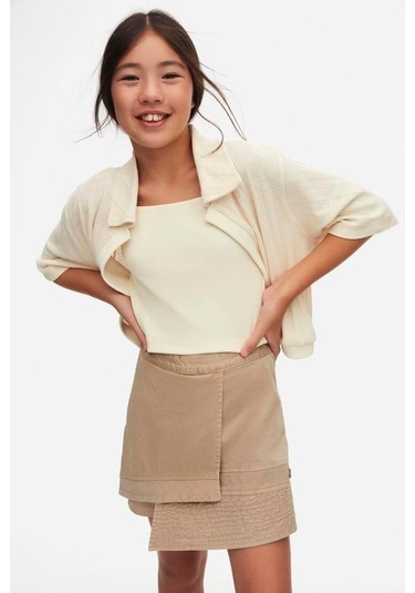 Kız Çocuk Grawel Etek 58330 Vizon