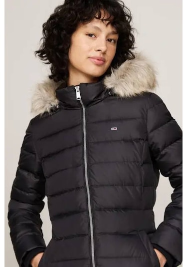 Tommy Jeans Kadın Mont-dw0dw18864 Siyah