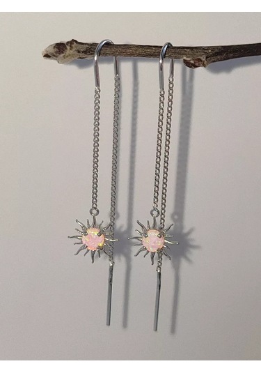 Sılver Whale Uzun Zincirli, Uzun Zincirli Gümüş Küpe Çubukları 198303805 Diğer