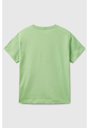 Benetton Erkek Çocuk Tişört Gri