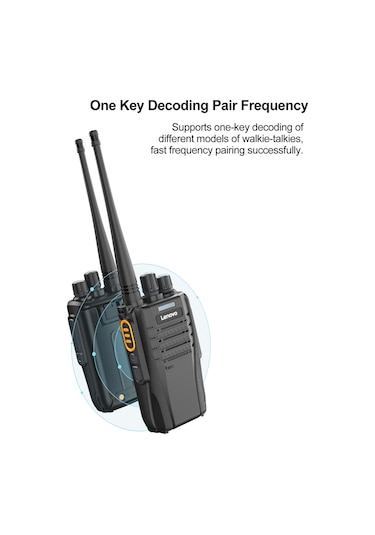 Reedark Lenovo N01 Uhf Telsizi 5 Km Menzil 16 Kanal 1800mah Pil Tekli Paket Eu Standartı