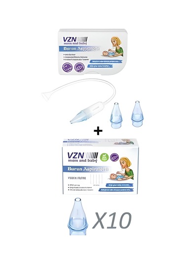 Vzn Burun Aspiratörü Ve 10 Adet Yedek Uç - Filtre Mom And Baby