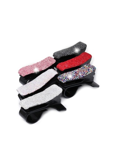 Muduan Elmas Araba Telefonu Tutucu 360 Derece Dönen Yaratıcı Araba Dashboard Mobil Tutucular Kırmızı Vantuzlu Yok Cufl60