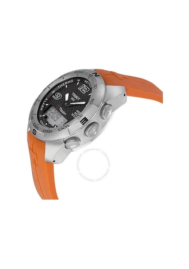 Tissot T Touch 21mm Expert Modeli Turuncu Silikon Kordon